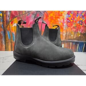 Blundstone Classic 587 Rustic Black Boots Size 8.5 Men's 10.5 Women's, 7.5 UK